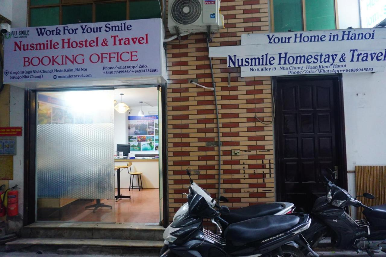 Nusmile'S Hostel And Travel Hanoi Exterior foto