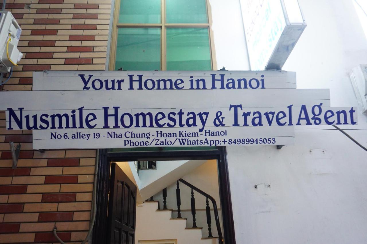 Nusmile'S Hostel And Travel Hanoi Exterior foto